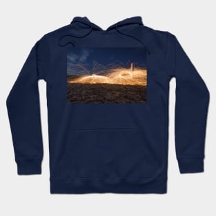 Steel Wool Spinning at London Bridge, Portsea, Victoria, Australia. Hoodie